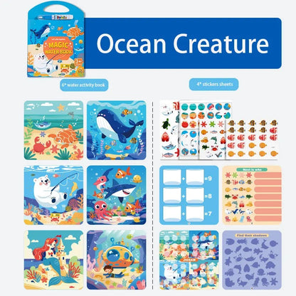 Magic Water Coloring & Activity Books For Kids