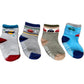 Toddler Non-Slip Socks With Non-Skid Soles - 4 Pairs