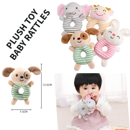 Plush Toy Baby Rattles