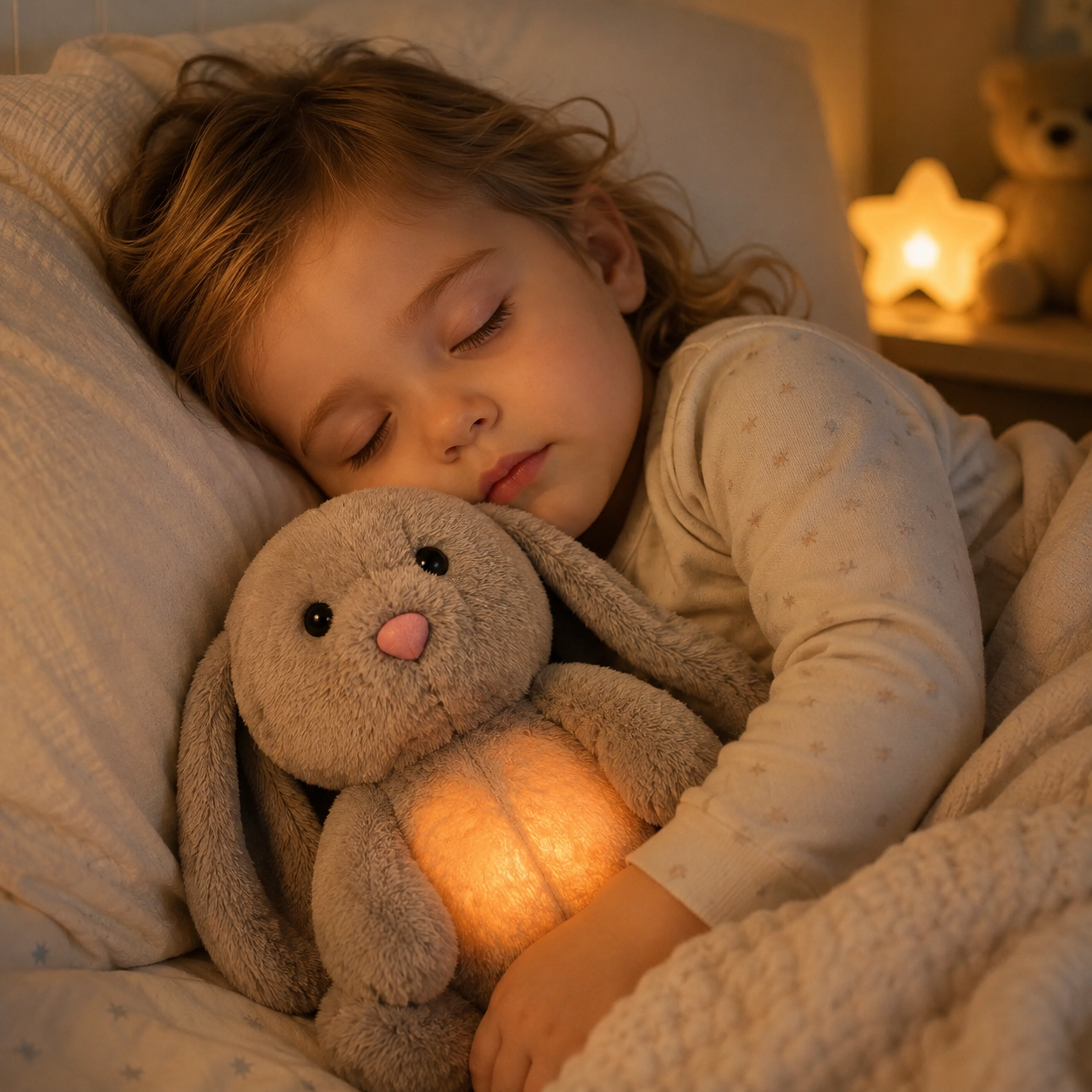 Breathing & Soothing Snuggle Plush Toys For Kids
