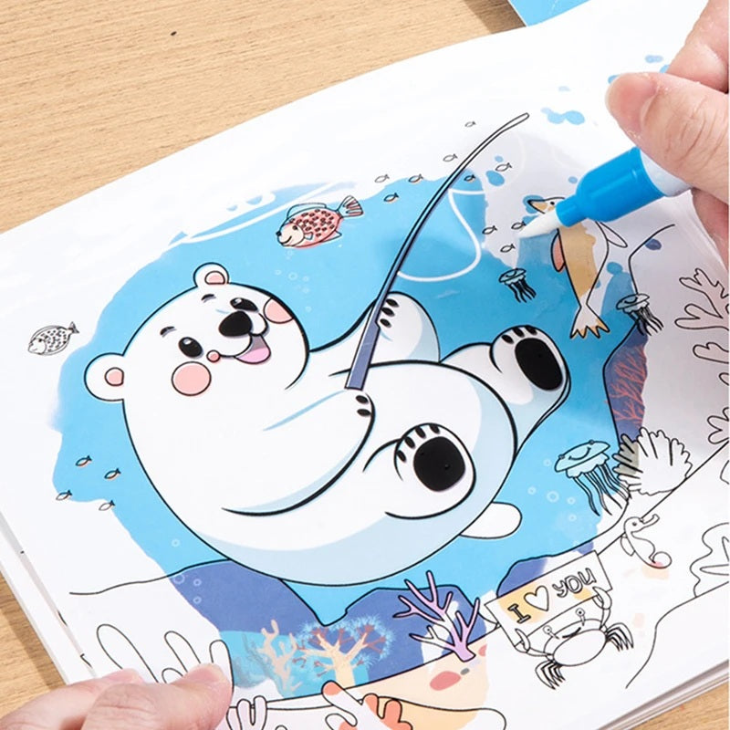Magic Water Coloring & Activity Books For Kids