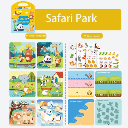 Magic Water Coloring & Activity Books For Kids