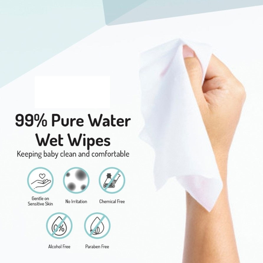 Ultra-Sensitive 99% Water Baby Wet Wipes - Large Size - Chai Namibia