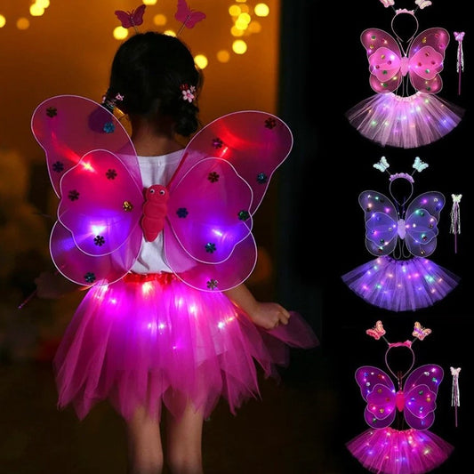 Butterfly Light-Up Princess Costume - Ages 2 to 6 Years
