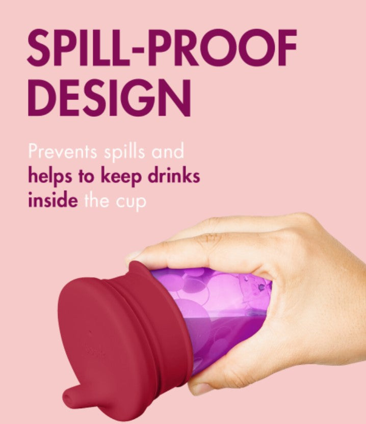 Non-Spill Silicone Sippy Cup Lids