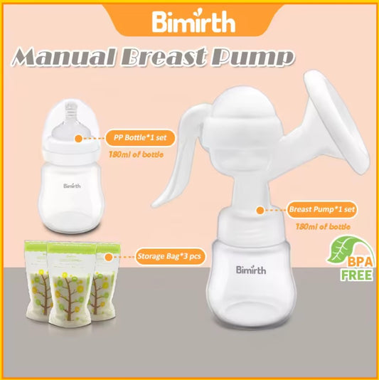 Bimirth Manual Breast Pump & Bottle Set