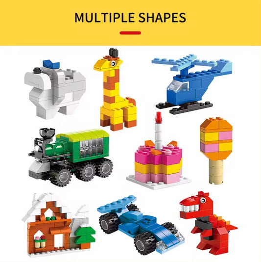 Kids Classic Building Blocks (1000 Pieces) - Lego Compatible