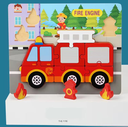 Chunky Wooden Puzzles For Toddlers