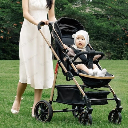 Luxury Light-Weight Stroller & Travel System - 3 Modes