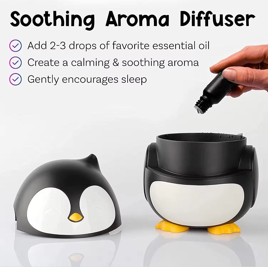 Kids 3IN1 Penguin White Noise & Lullaby Diffuser & Nightlight