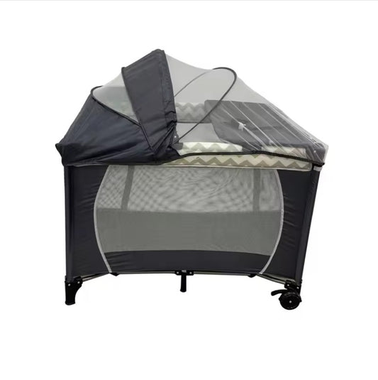 Luxury Camping Cot With Changer & Mosquito Dome Net