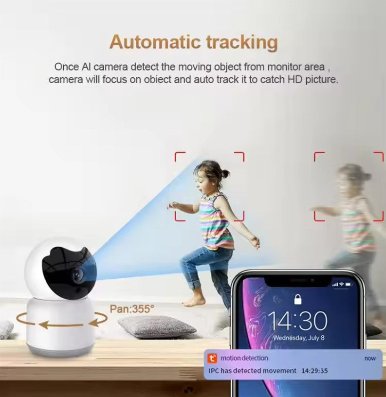 Baby Monitor & Nanny Camera Tuya With APP Notifications