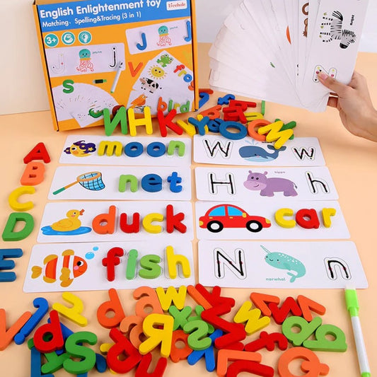 Montessori Spelling, Writing & Vocabulary Game