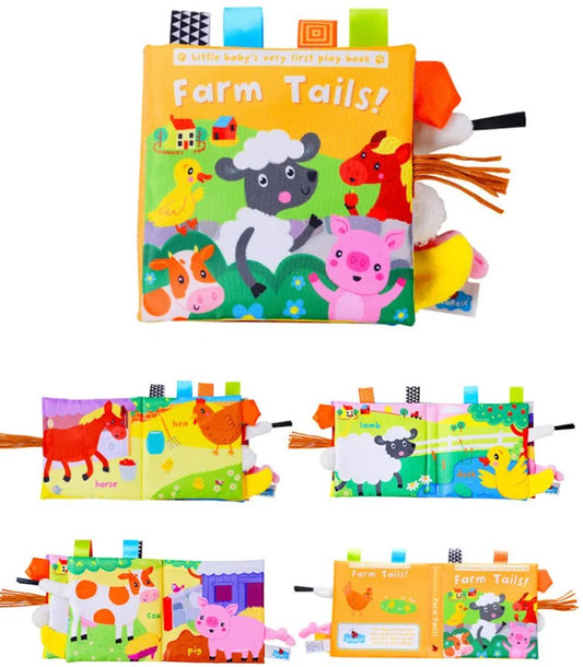 Baby Crinkle Books - Animal Tails