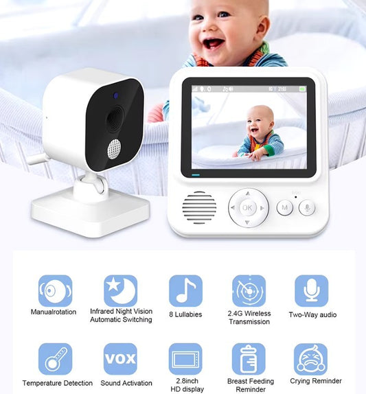 Chai 2.8″ Video Baby Monitor with Audio and Night Vision