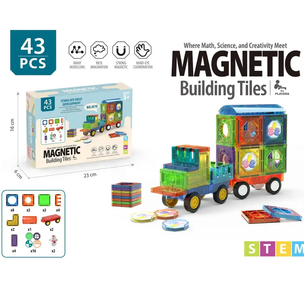 STEM Magnetic Building Tiles