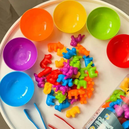Montessori Color Sorting & Counting Toy For Toddlers