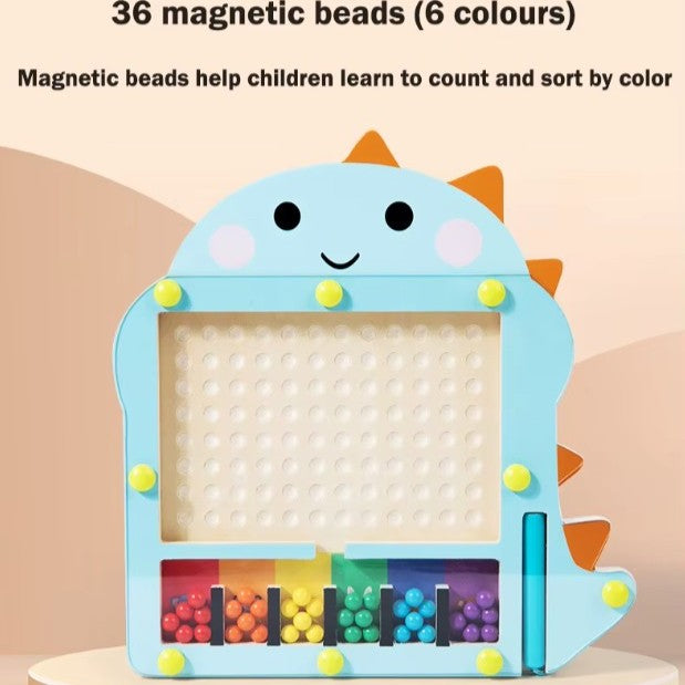 Kids Montessori Magnetic Beads Maze Toy