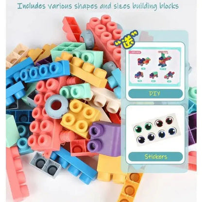 My First Extra Large Soft Baby Building Blocks - TPEE Rubber