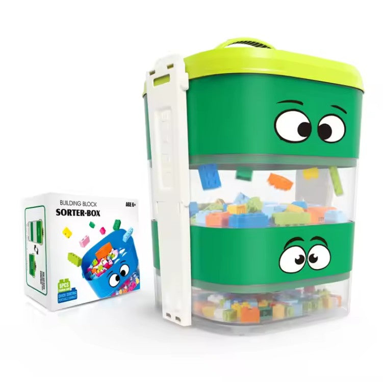 Lego & Building Blocks Sorting & Storage Boxes - Compatible With Classic Sized Blocks