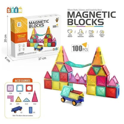 STEM Magnetic Building Block Tiles