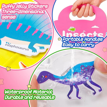Reusable Jelly Stick-N-Play Stricker Books
