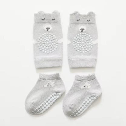Toddler Anti-Slip Socks & Crawling Knee Pads