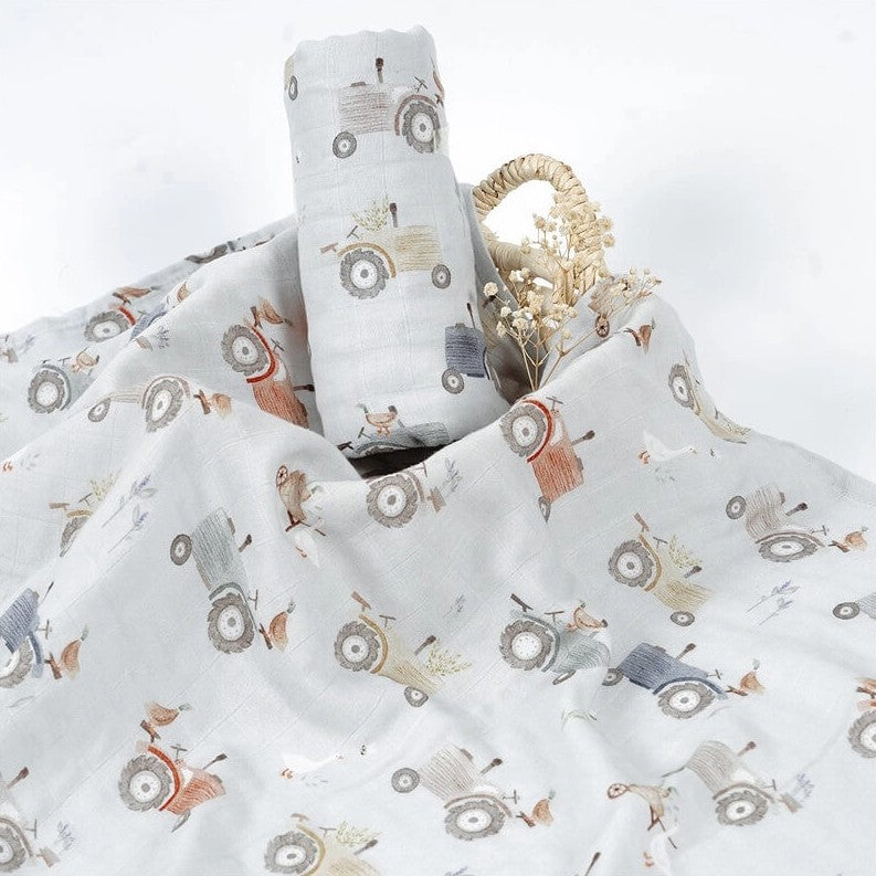 Two Layer Muslin Blankets - 70% Bamboo & 30% Cotton