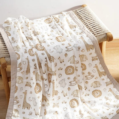 Four (4) Layer Muslin Blankets - 70% Bamboo & 30% Cotton