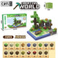 Pixel-Inspired Magnetic Building Blocks