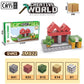 Pixel-Inspired Magnetic Building Blocks