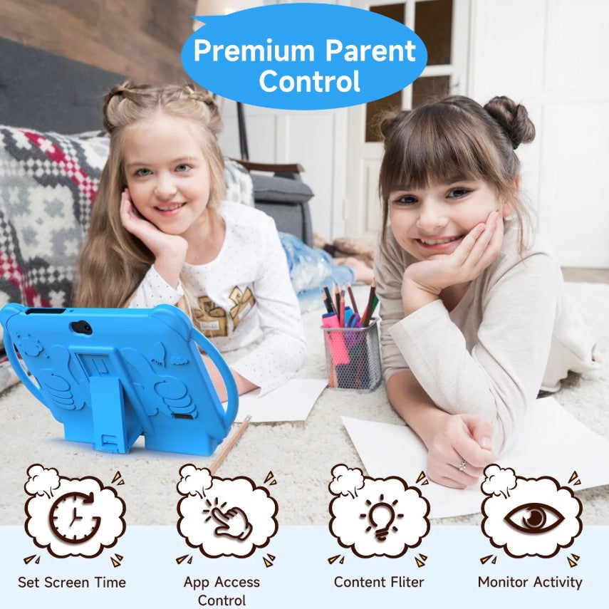 Kids Educational 7” Android Tablet With Protective Case