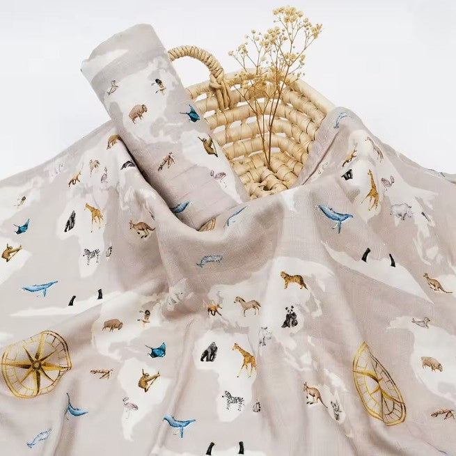 Two Layer Muslin Blankets - 70% Bamboo & 30% Cotton