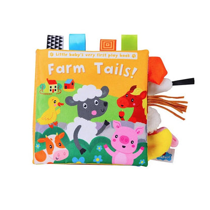 Baby Sensory Crinkle Books With Animal Tails