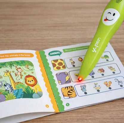 Y-Pen Interactive Pre-School Educational Book - Digital Pen Included