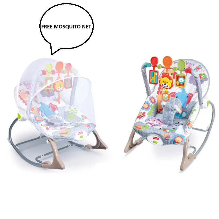 Baby Bouncing Rocker Chair - With Mosquito Net