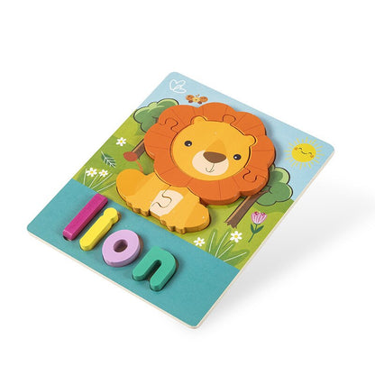 Wooden Puzzles With Spelling For Toddlers