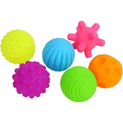 Textured Baby Sensory Ball Set - 6-Piece