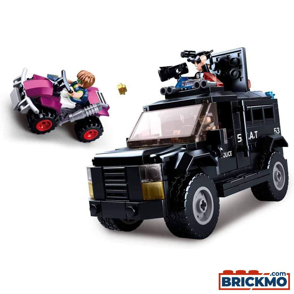 Sluban Building Blocks - SWAT Team & Villain