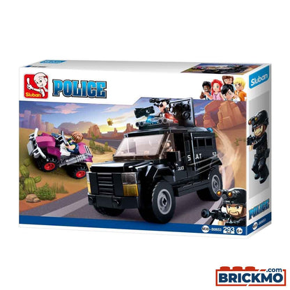 Sluban Building Blocks - SWAT Team & Villain