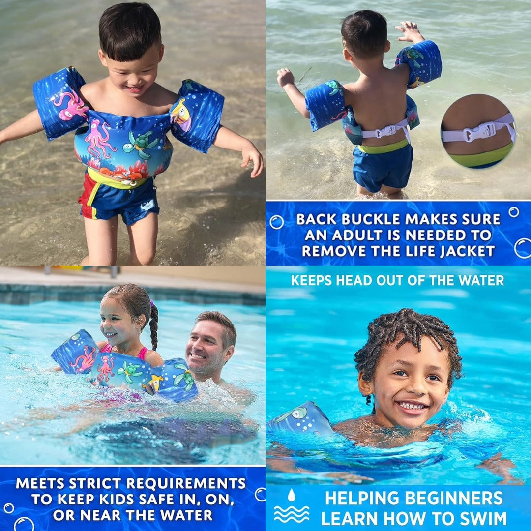 Kids Non-inflatable Swimming Vests