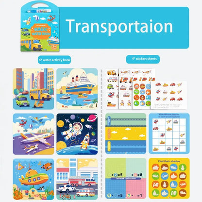 Magic Water Coloring & Activity Books For Kids