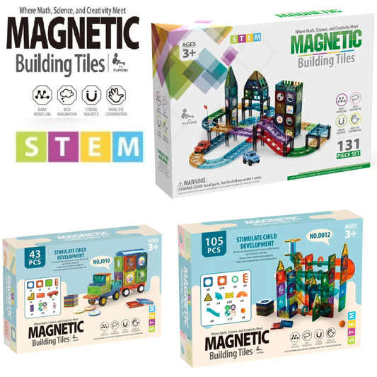 STEM Magnetic Building Tiles