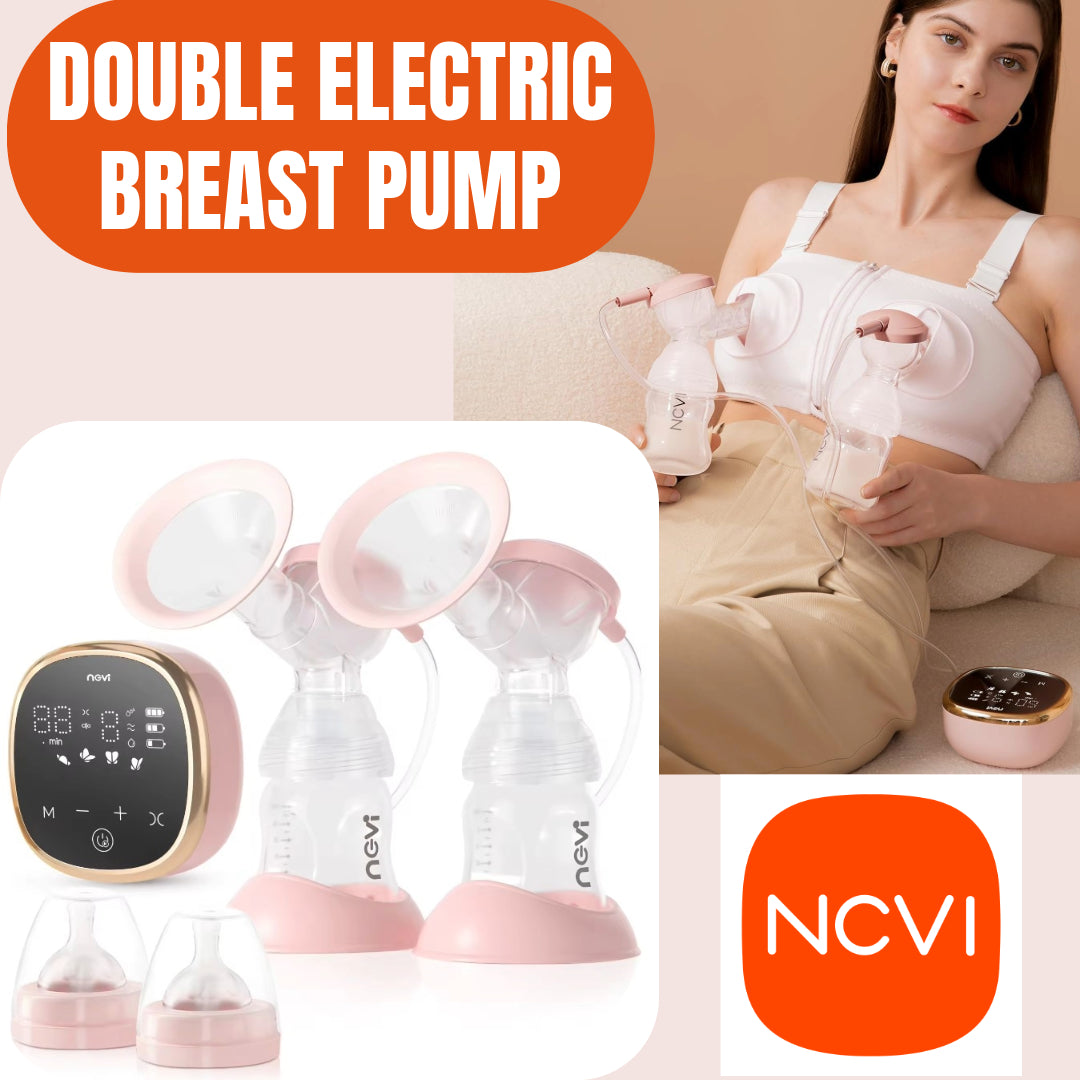 NCVI Double Electric Breast Pump (Hospital-Grade Strength)