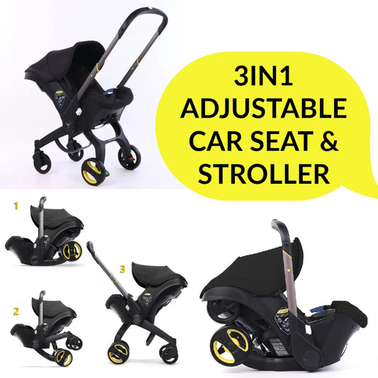 3IN1 Adjustable Stroller & Baby Car Seat
