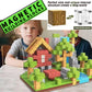 Pixel-Inspired Magnetic Building Blocks