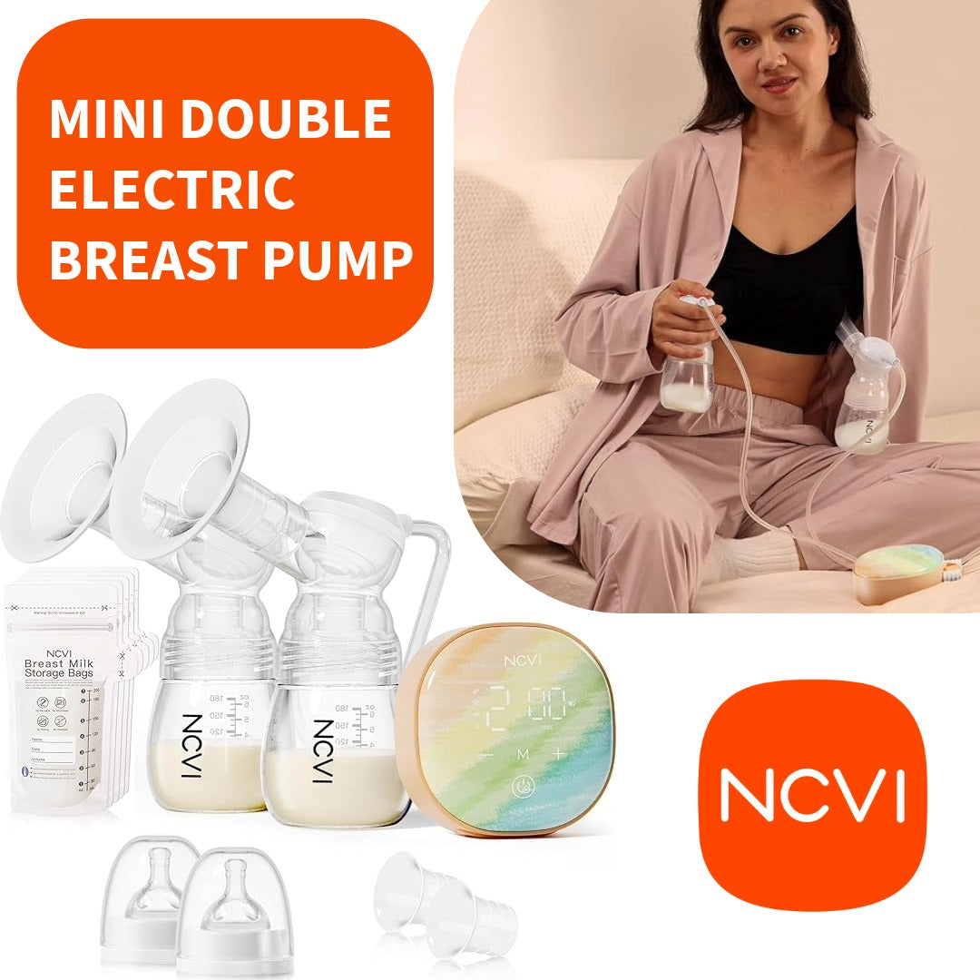 Mini NCVI Double Electric Breast Pump - Rainbow Droplet