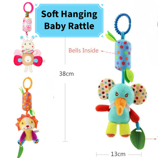 Hanging Rattle Plush Toys For Babies