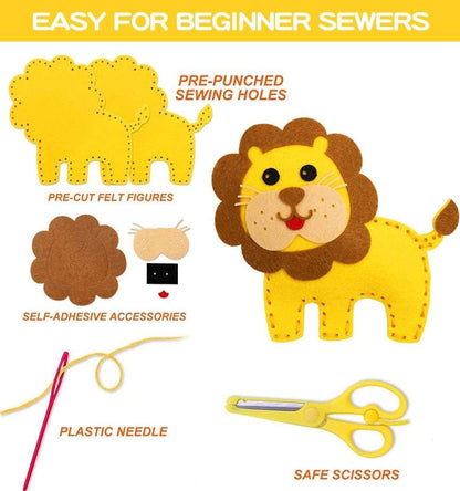 Arts & Crafts - Kids DIY Felt Sewing & Craft Sets