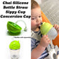 Baby Silicone Products - Straw Sippy Cup Cap (For Chai Silicone Bottles)